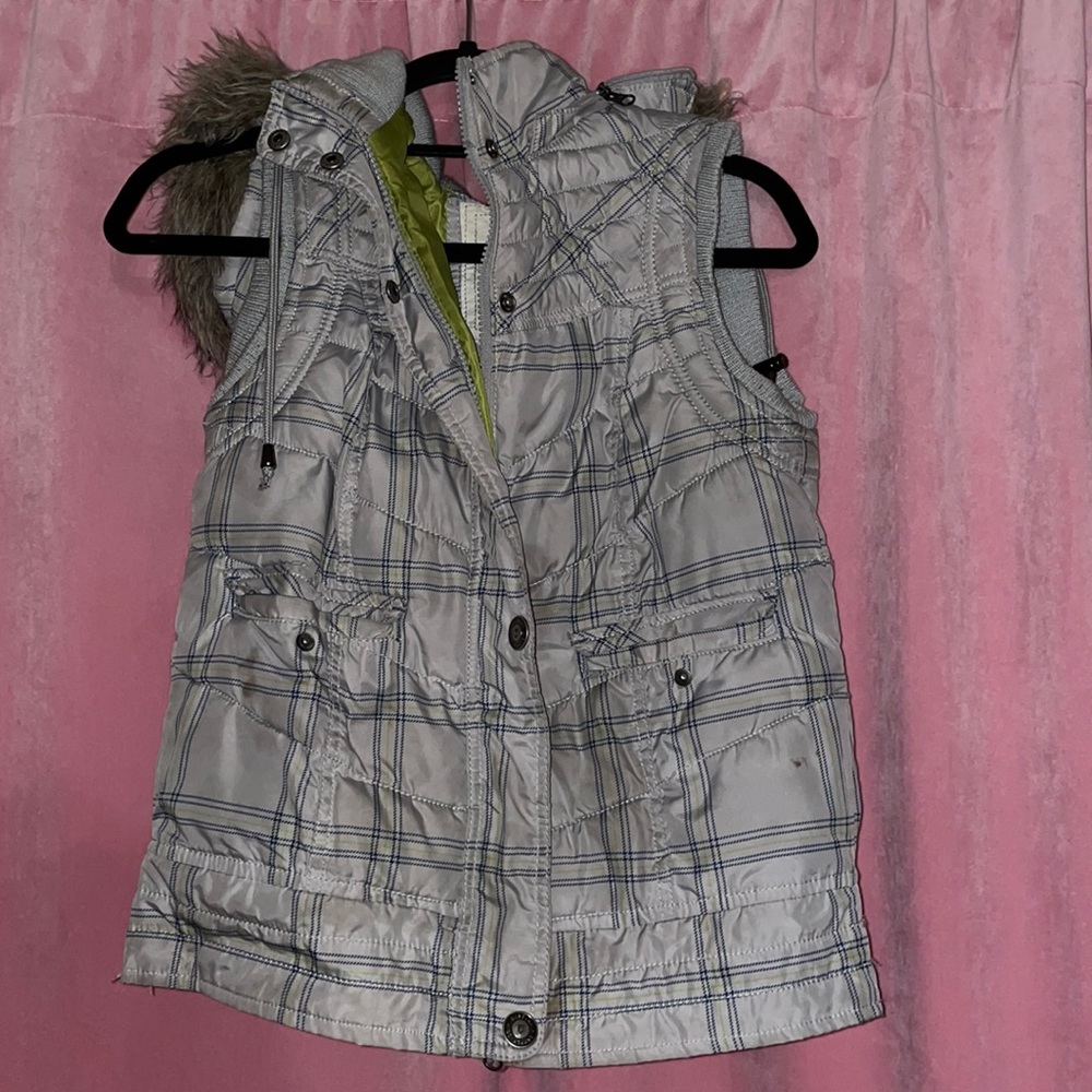 Missimo Supply Fall Vest with Fur Hood